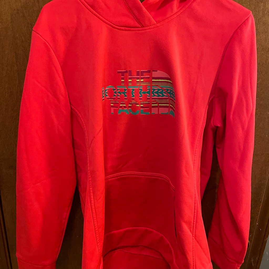The North Face Hoodie Xl Orange